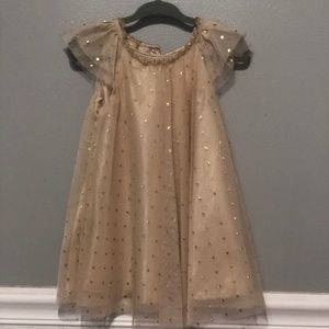H&M 9 - 12M gold dress